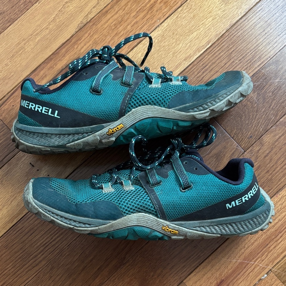 Merrell Women’s Turquoise Athletic Trail Shoes